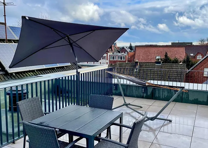 Lejlighed Ahaus: Stadtoase Mit Terrasse & Privater Garage