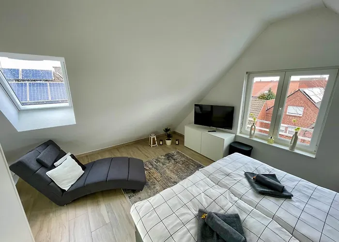 Lejlighed Ahaus: Stadtoase Mit Terrasse & Privater Garage *